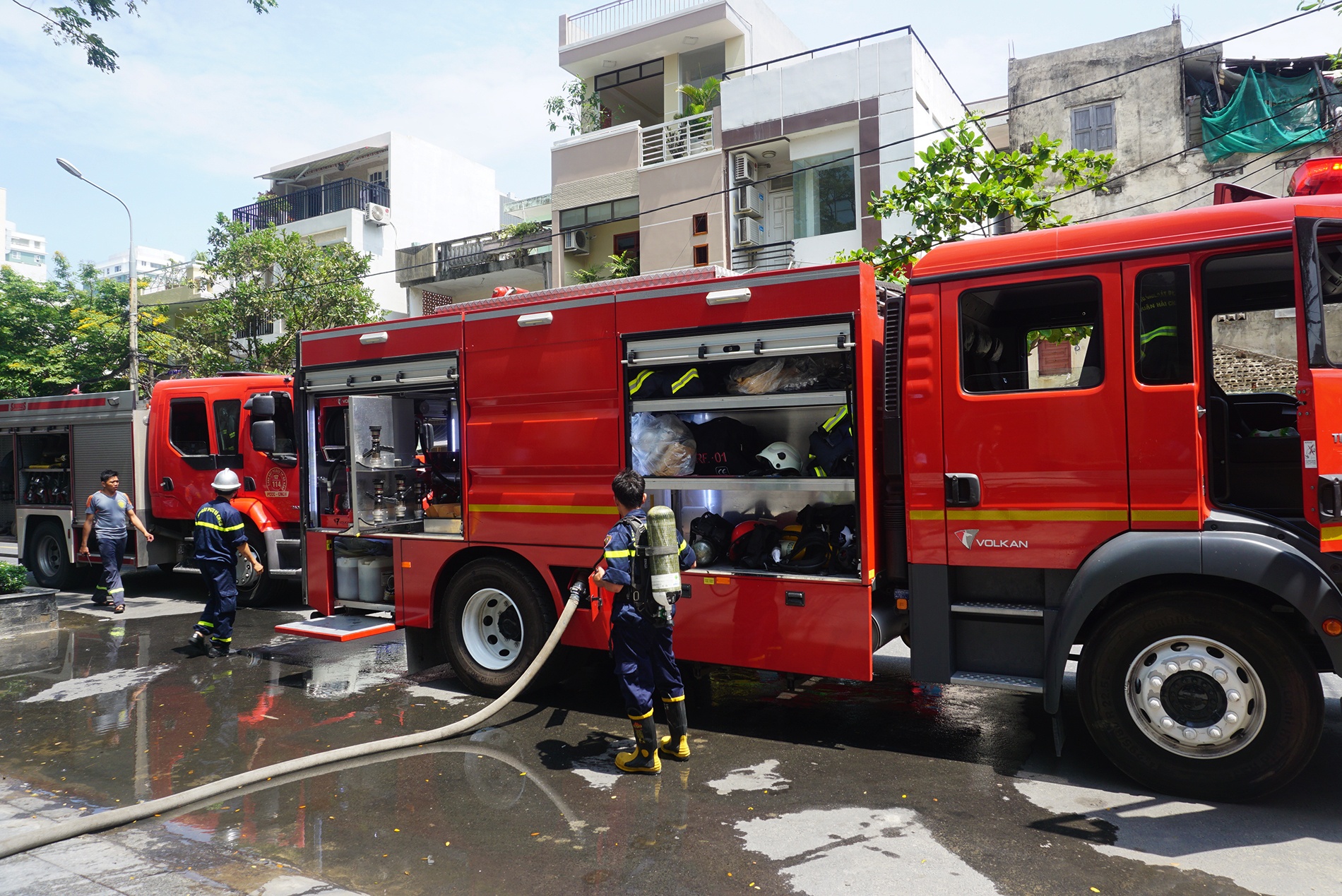 Chay may lanh o chung cu FHome Da Nang anh 1