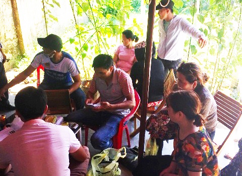 Bat 6 nguoi tu Da Nang vao Quang Nam to chuc danh bac hinh anh