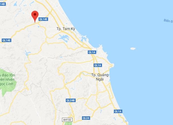 Hai chi em duoi nuoc o Quang Nam anh 2