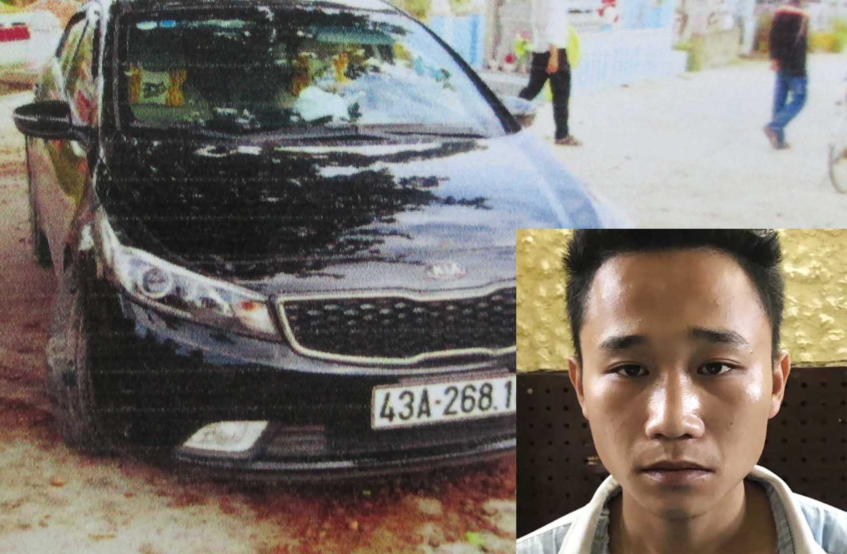 Nam thanh nien trom oto o Da Nang anh 1