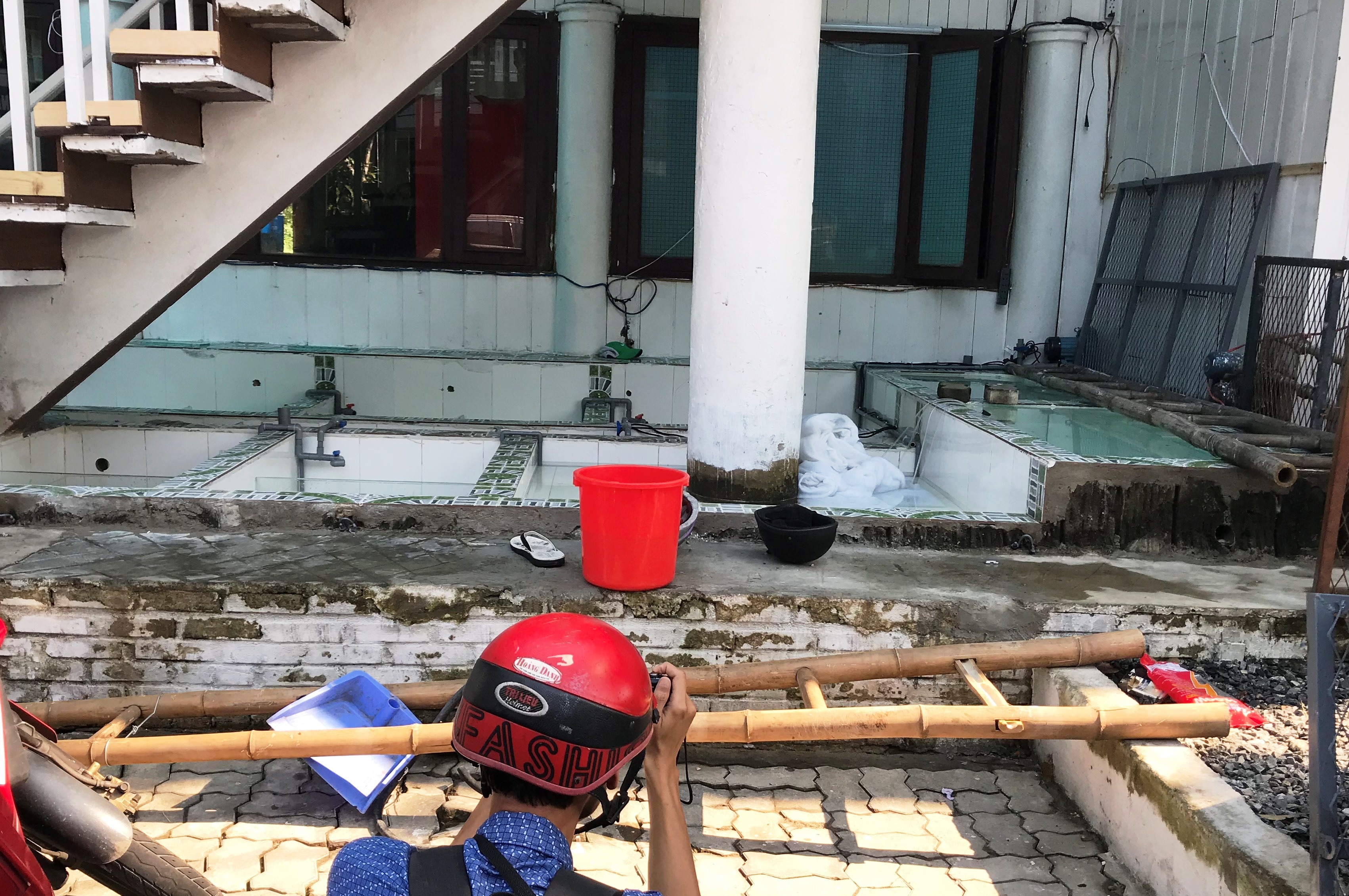 Công nhân bị điện giật ở đà nẵng  ảnh 1 Cong nhan bi dien giat o da nang anh 1