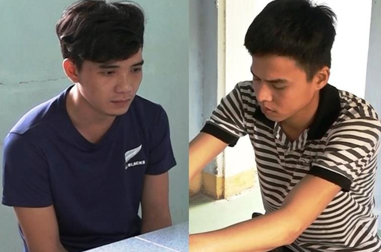 Khoi to hai 9X cam gach tan cong canh sat hinh anh