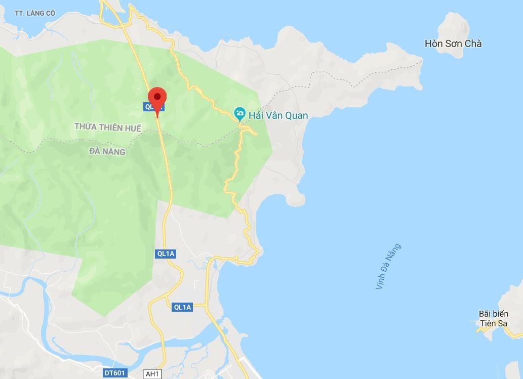 Tai nan duong dan phia bac ham Hai Van anh 2