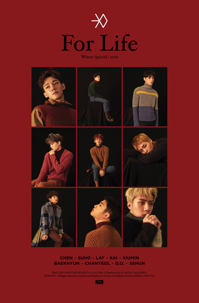 EXO tung teaser cho album mùa đông For Life  ảnh 1 EXO tung teaser cho album mua dong For Life anh 1