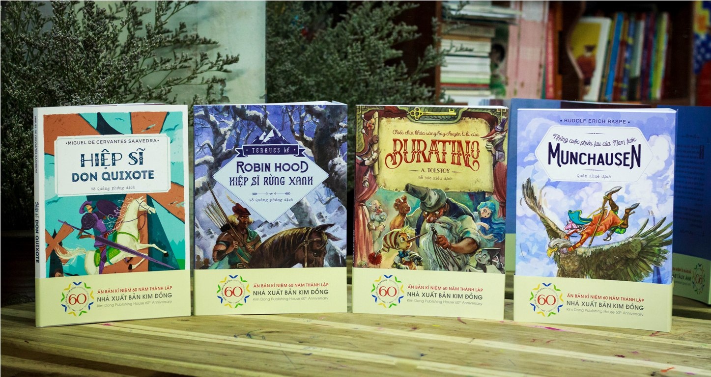 Tai ban 4 tac pham thieu nhi kinh dien do hoa si Viet minh hoa hinh anh