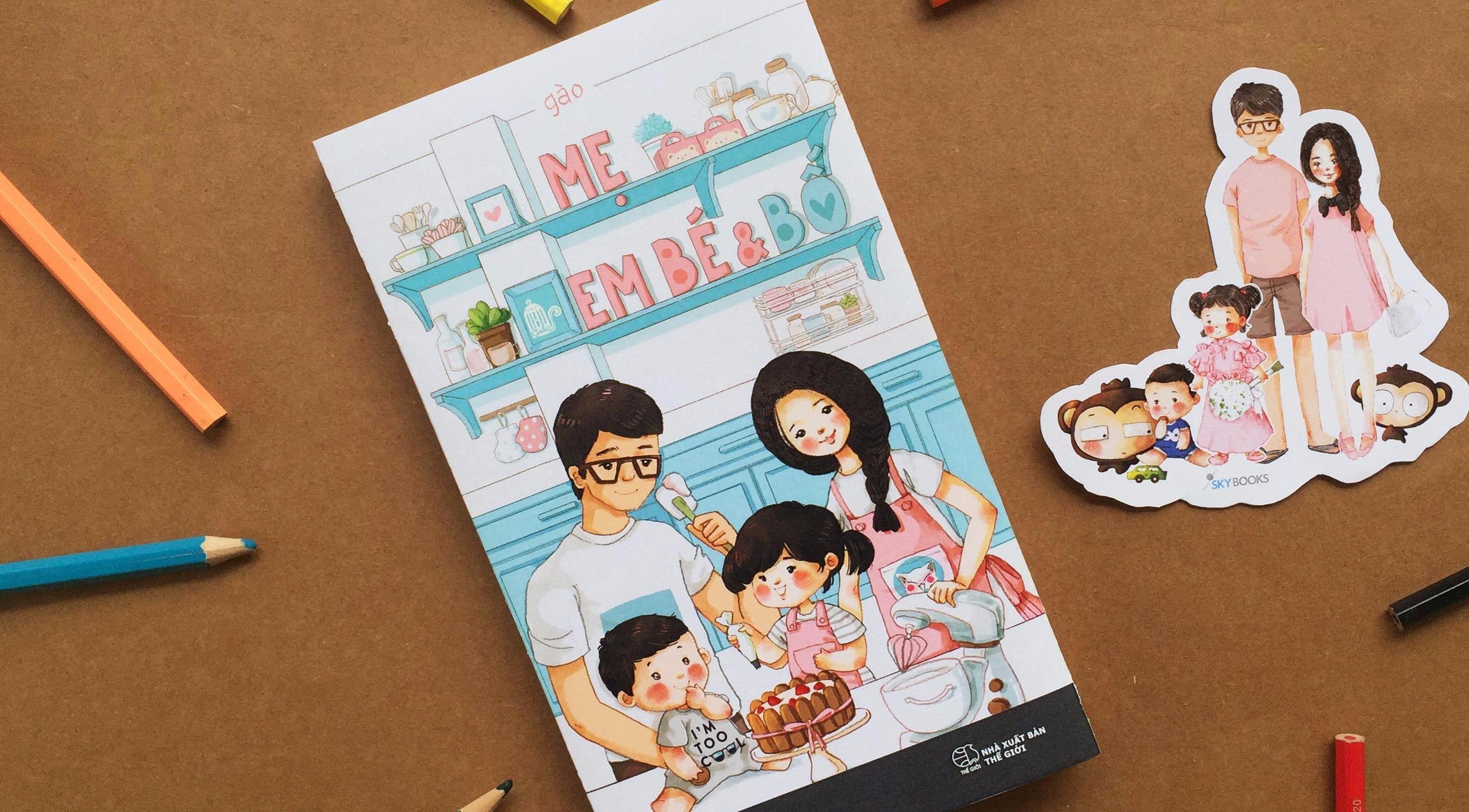 Mot Gao rat khac trong 'Me, em be va bo' hinh anh