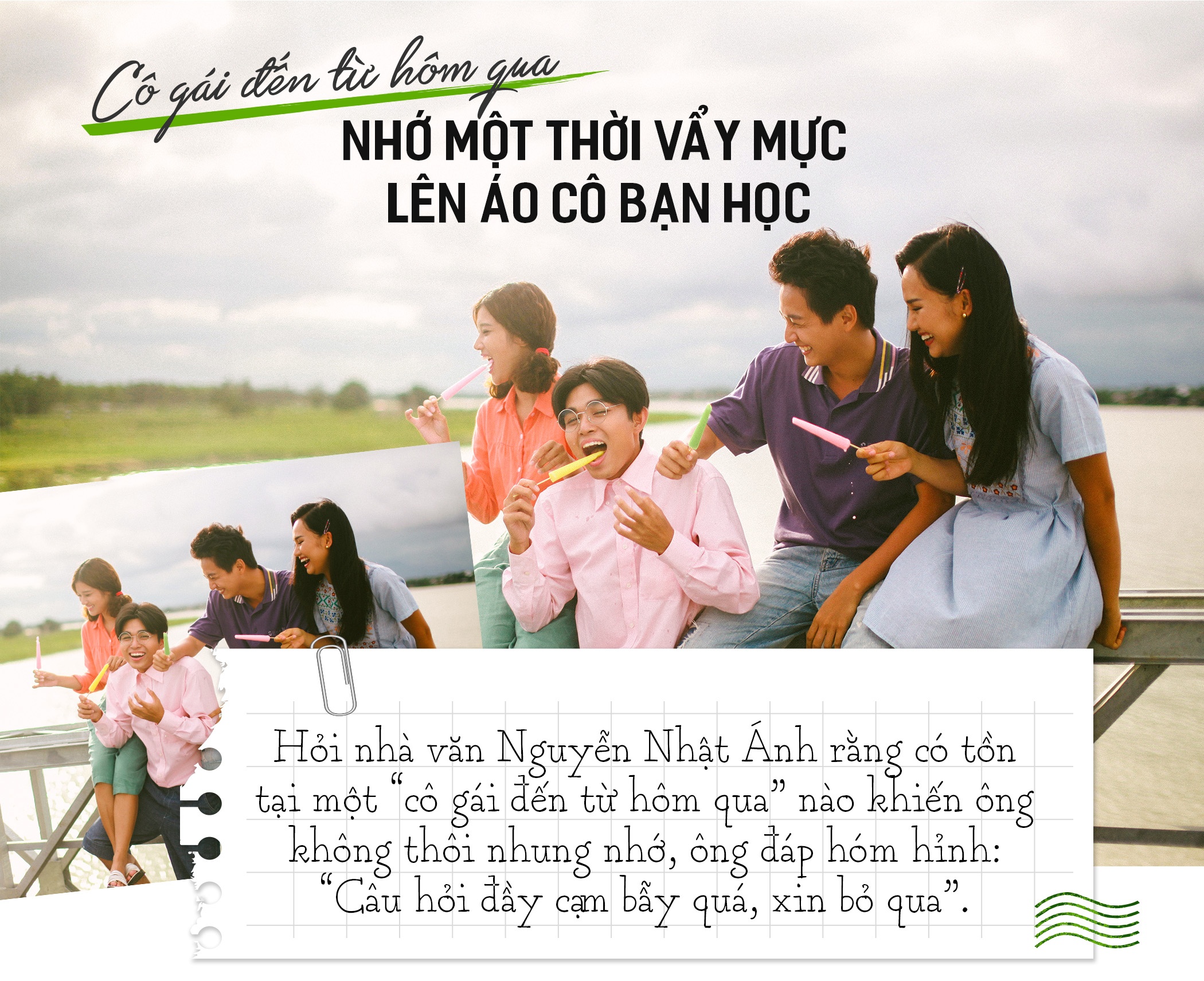 Cô gái đến từ hôm qua Nguyễn Nhật Ánh ảnh 1 Co gai den tu hom qua Nguyen Nhat Anh anh 1