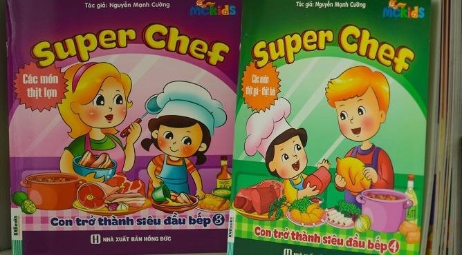 Bo sach giup tre thich nau an hinh anh