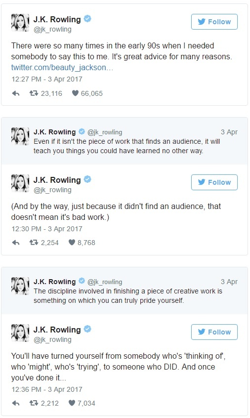 J.K.Rowling khuyen nha van tre anh 2