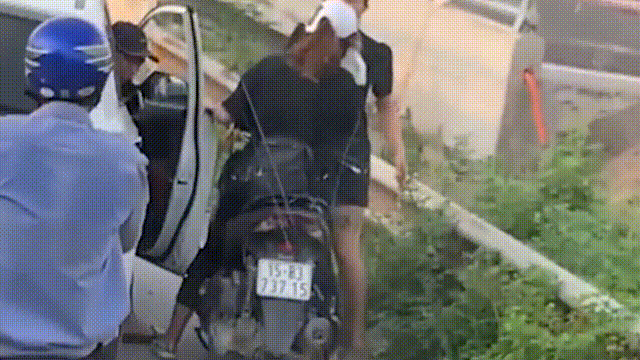 Nguoi phu nu bi danh sau va cham giao thong o Hai Phong hinh anh