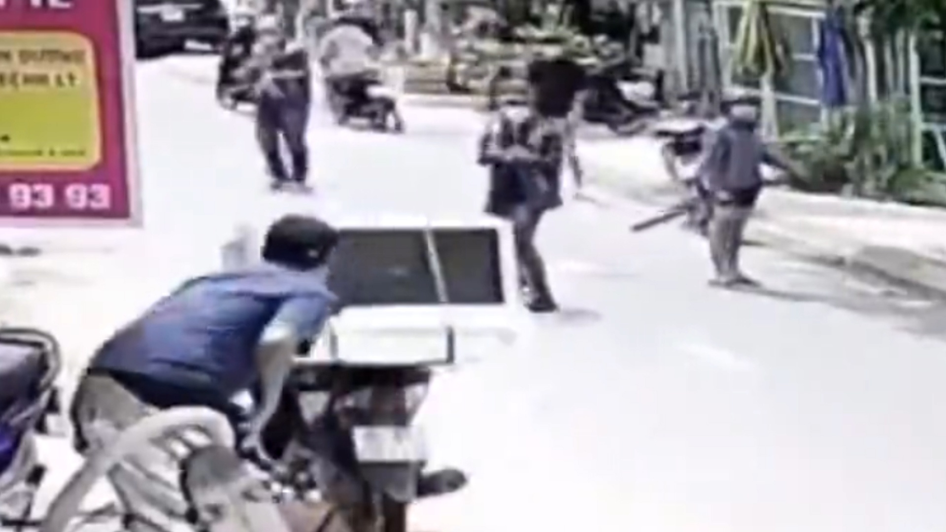 Camera ghi canh no sung o Tra Vinh hinh anh