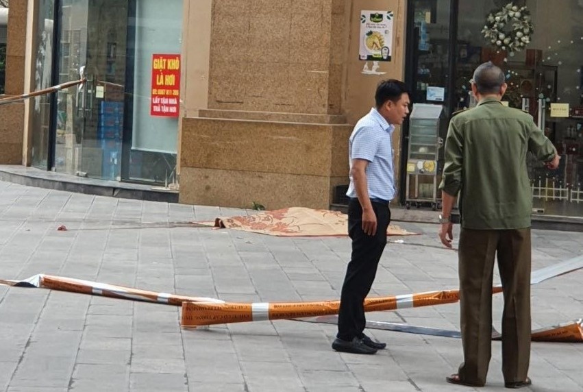 Dieu tra nguoi dan ong tu vong tai san chung cu o Ha Noi hinh anh