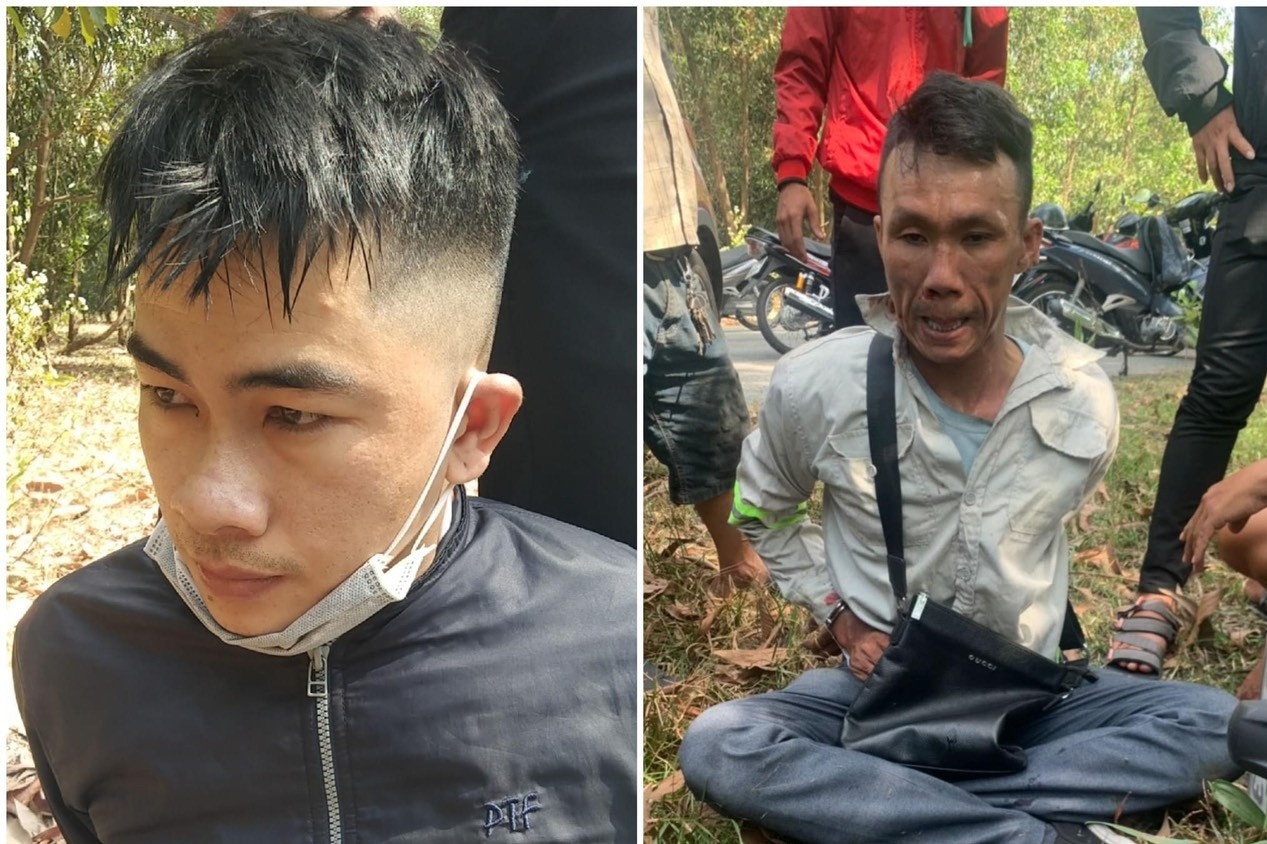 Hai nguoi trom xe may, xit hoi cay chong tra luc luong truy duoi hinh anh