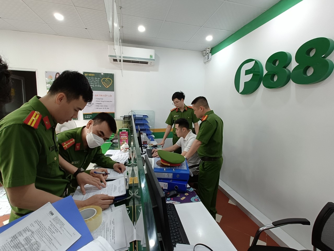 Hau het co so cua F88 o Bac Giang co vi pham hinh anh