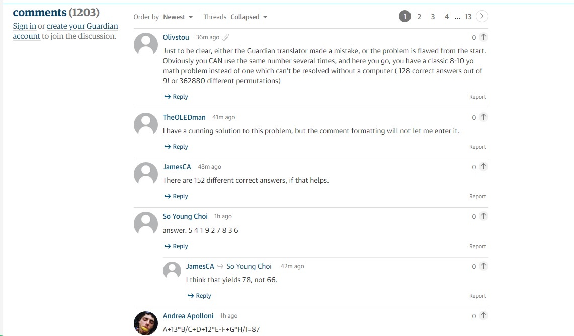 Hơn 1.200 bình luận dưới bài báo về bài toán siêu khó của học sinh tiểu học ở Việt Nam.