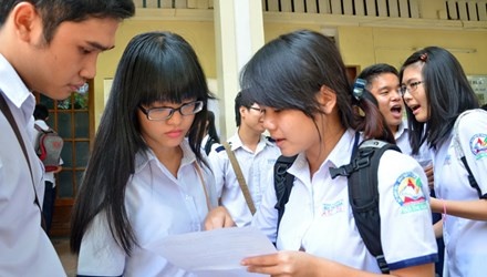 Tâm trạng lo lắng thường thấy trước mỗi kỳ thi. Ảnh: Hồng Vĩnh.