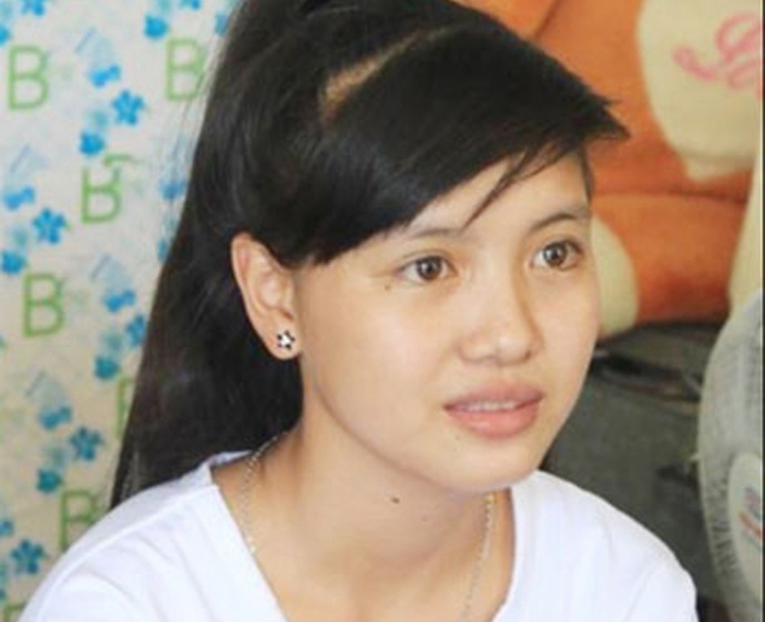 Chân dung nữ sinh xinh đẹp, có nghị lực phi thường