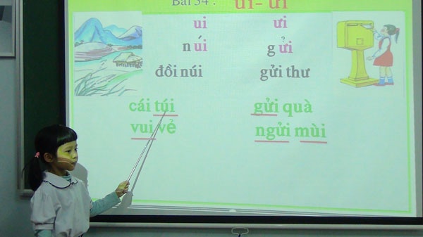 Bai tap Tieng Viet lop 1 tim 5 tu van ui lam kho ca tien si hinh anh