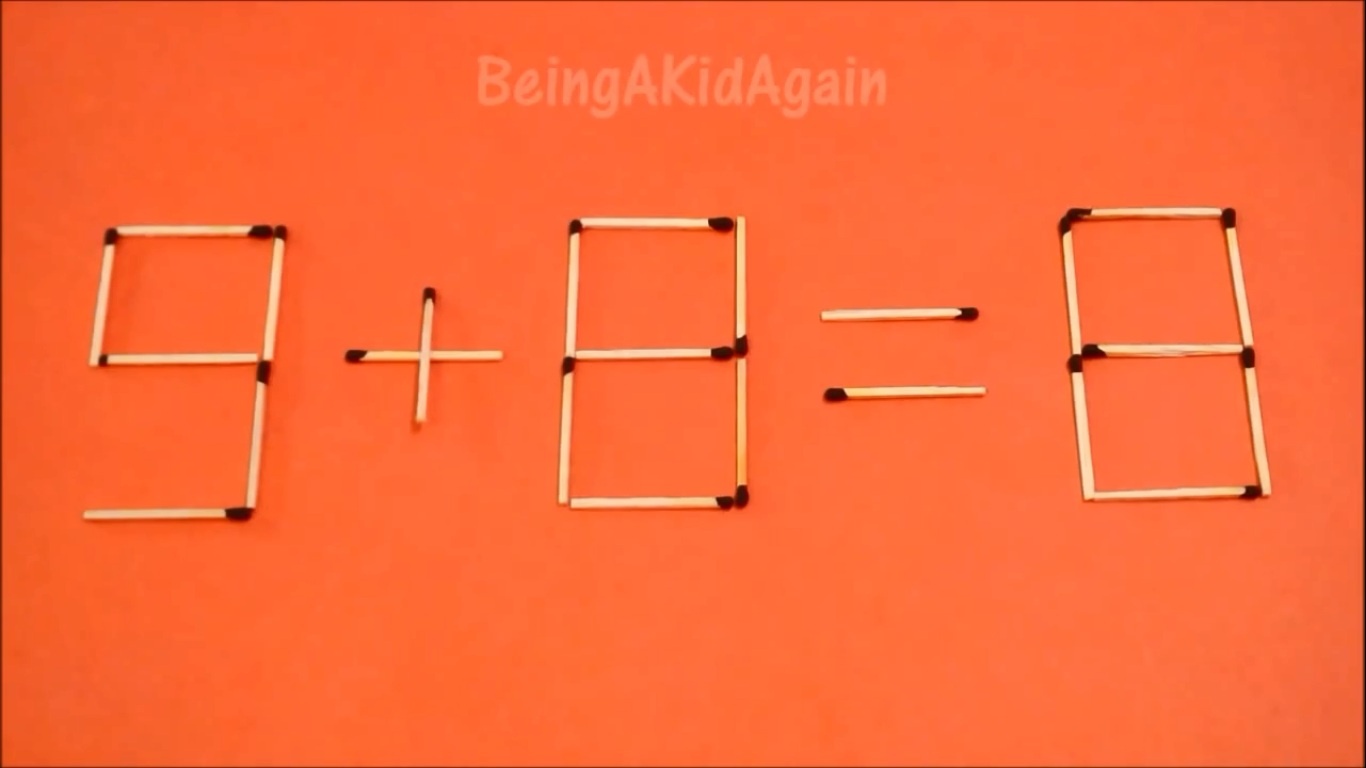 9 + 8 = 8 thành 0 + 8 = 8.