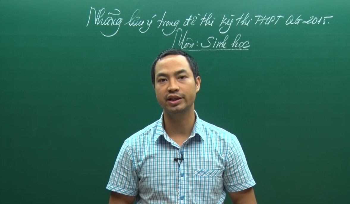 Diem moi trong de thi Sinh hoc THPT quoc gia 2015 hinh anh