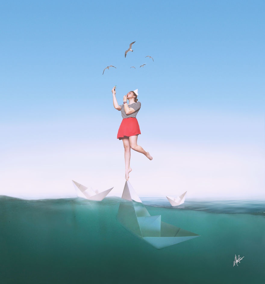 Nữ nghệ sĩ trẻ mang đến những khung cảnh choáng ngợp và đầy mơ mộng thể hiện sự ràng buộc của con người và thiên nhiên.