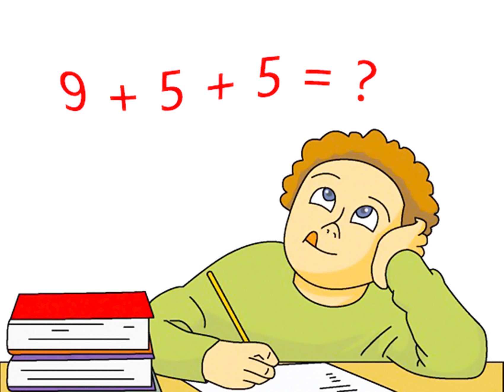 Hon 90% nguoi giai gap kho voi bai toan 9 + 5 + 5 = ? hinh anh
