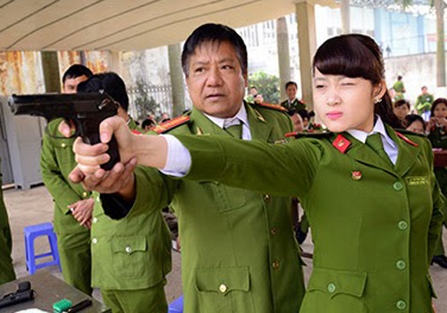 Xay cum truong Cong an tai tru so Dai hoc Ha Hoa Tien hinh anh