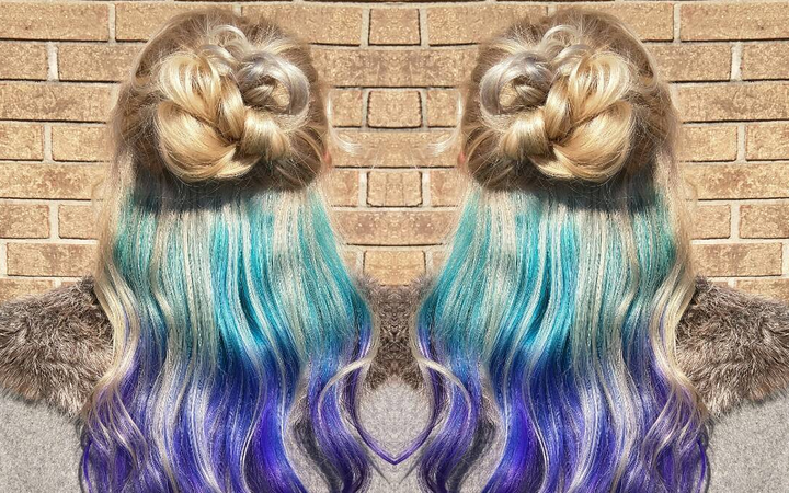 Nhuom toc underlight - trao luu moi cua gioi tre the gioi hinh anh