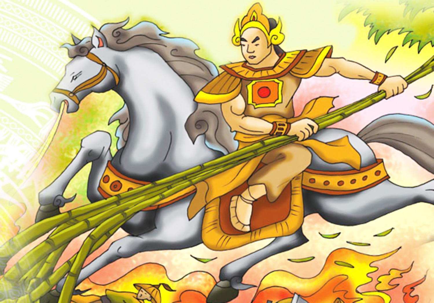 Thanh Giong tuong trung cho tinh than chong ngoai xam va suc manh cua tuoi tre hinh anh