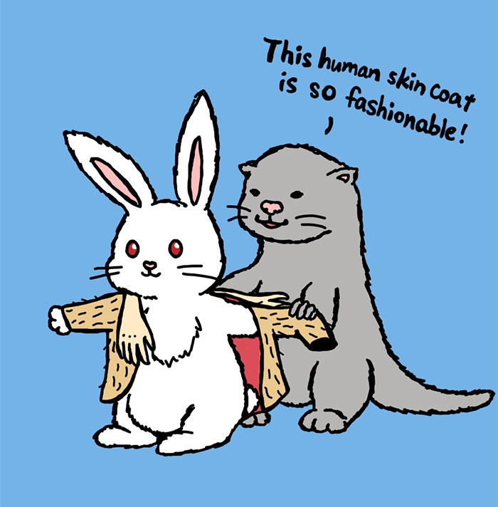 tranh con nguoi doi xu tan te voi dong vat anh 7