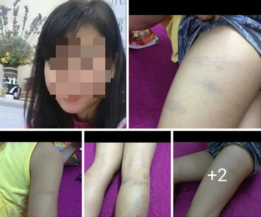 Giao vien danh hoc sinh tim nguoi vi khong lam bai hinh anh
