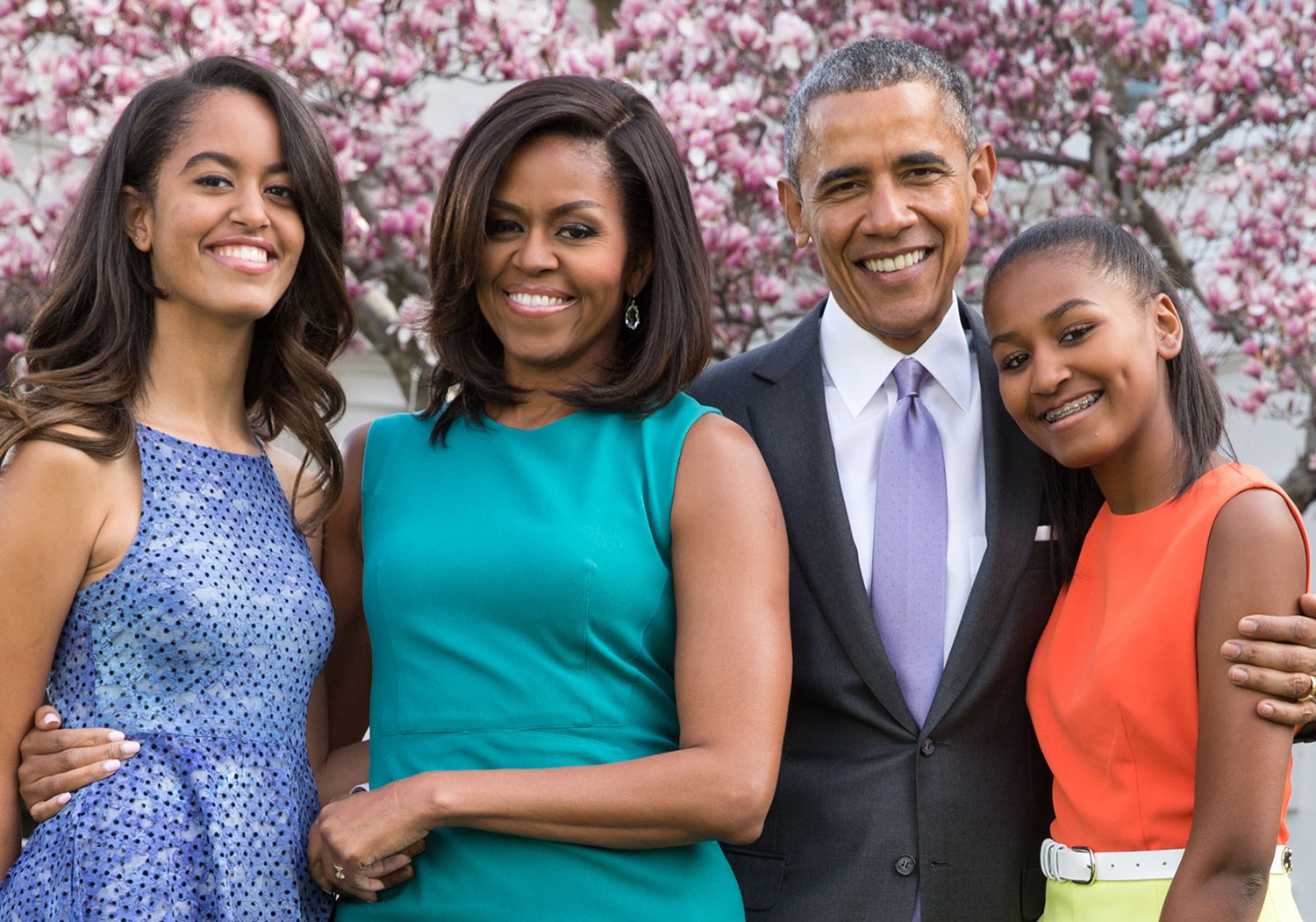 Vo chong Tong thong Obama day con nhu the nao? hinh anh