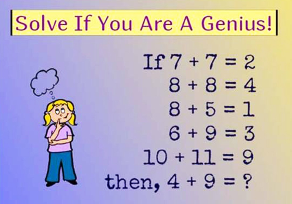 Bai toan 4 + 9 thach thuc nhieu nguoi giai hinh anh