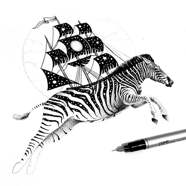 ve tranh tu hang nghin cham nho anh 5