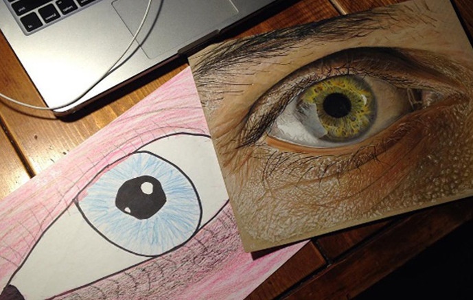 Su khac biet giua nhung buc tranh cua qua khu va hien tai hinh anh