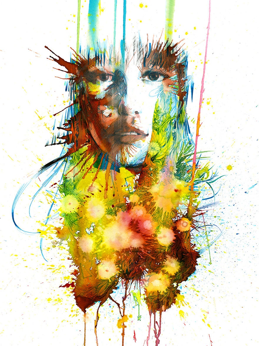 Hoa si ve tranh tu tra va ruou anh 9