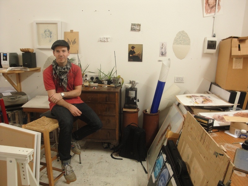 Hoa si ve tranh tu tra va ruou anh 10