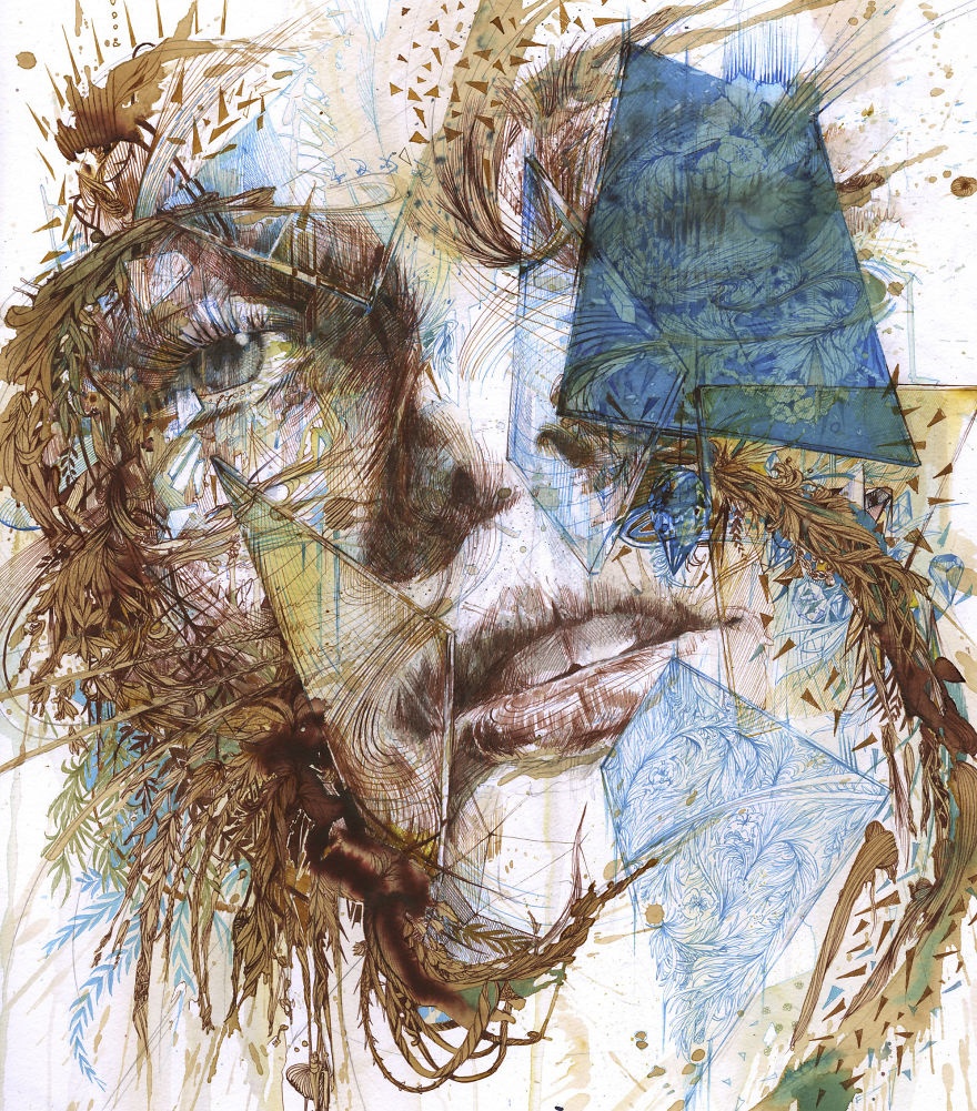 Hoa si ve tranh tu tra va ruou anh 2