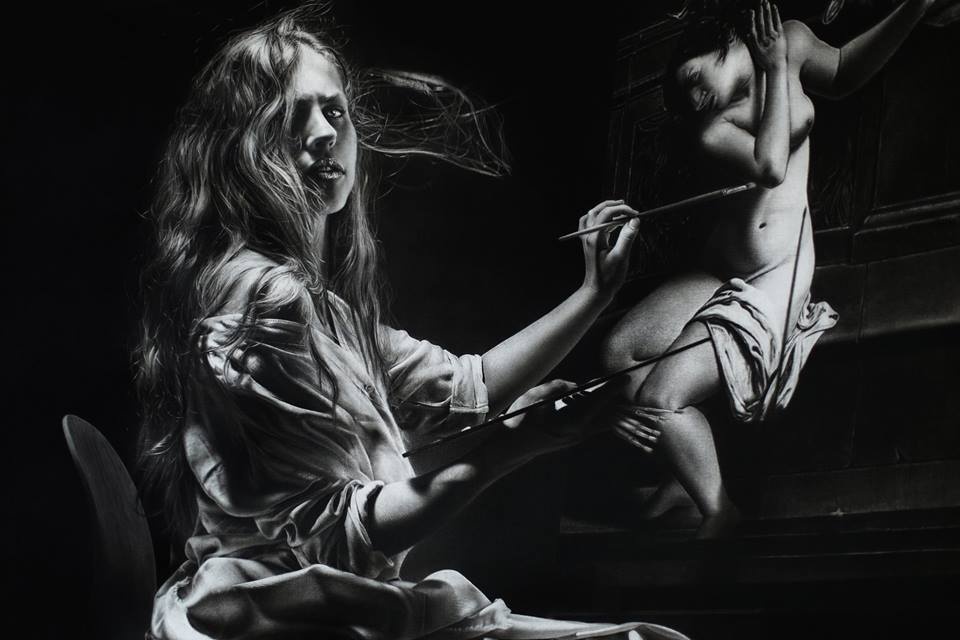 Nghe si ve tranh song dong nhu that anh 8