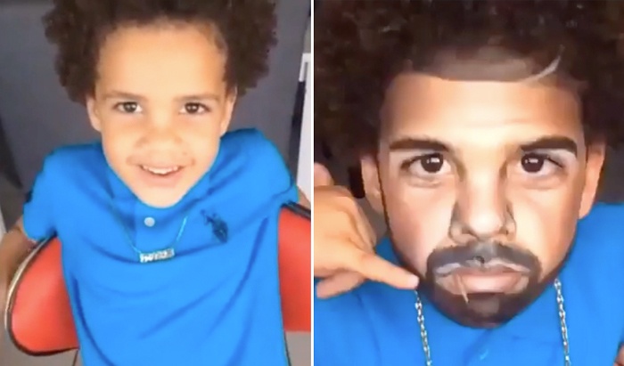 cậu bé 5 tuổi biến thành Drake ảnh 2 cau be 5 tuoi bien thanh Drake anh 2