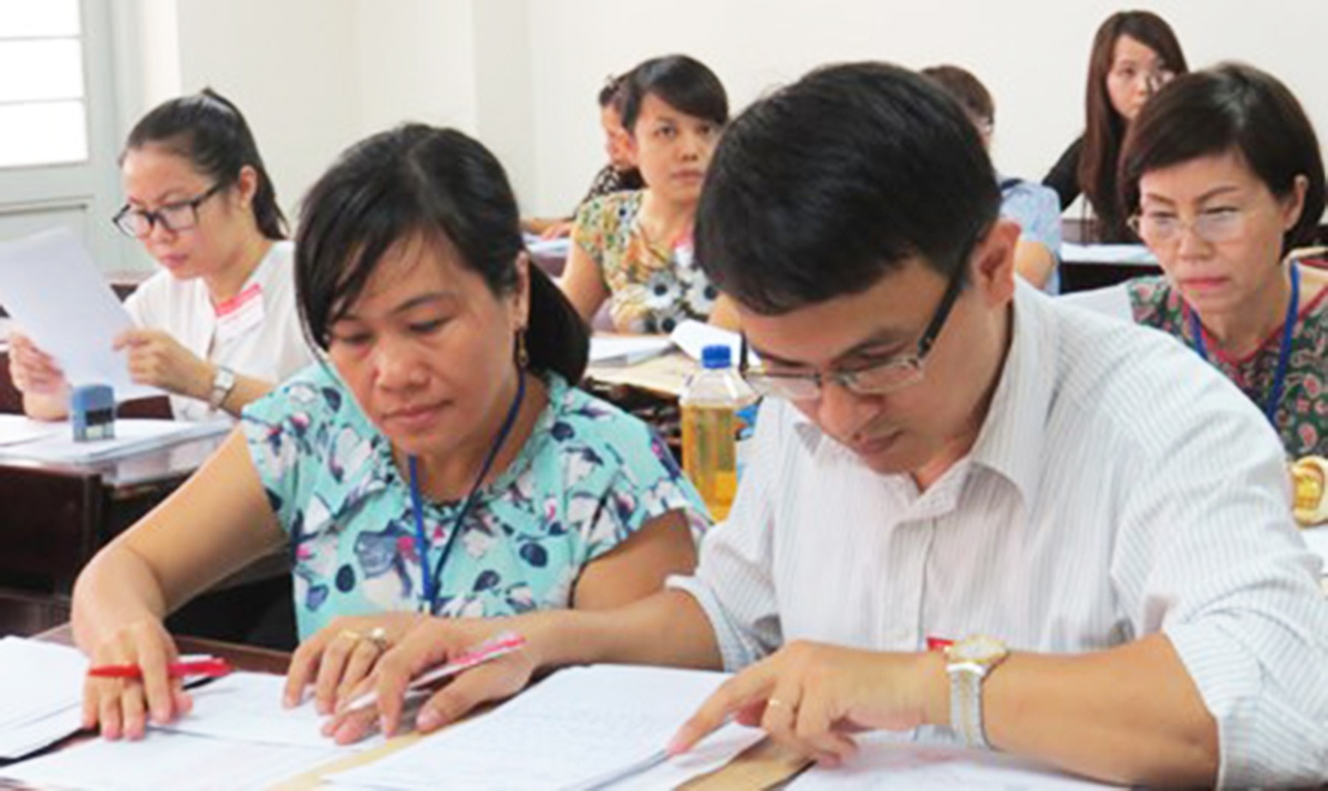 Chấm thi đại học ảnh 1 Cham thi dai hoc anh 1