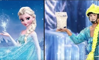 Chang trai Thai Lan cosplay Nu hoang bang gia hinh anh