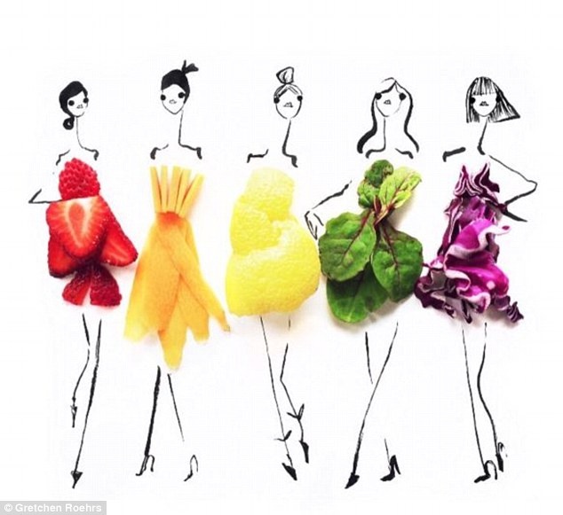 Trang phuc sang tao tu hoa qua anh 1