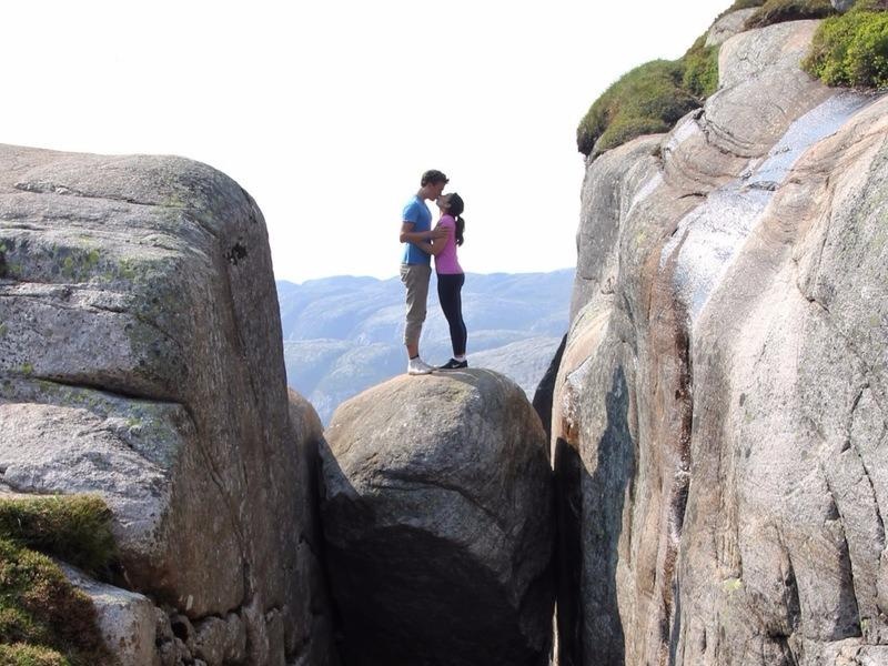 Canh sac Na Uy nhin tu do cao hon 1.000 m hinh anh