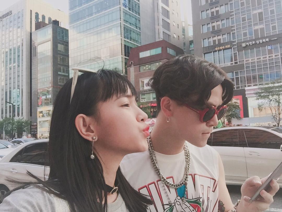 Chau Bui va ban trai tham du concert cua Big Bang hinh anh