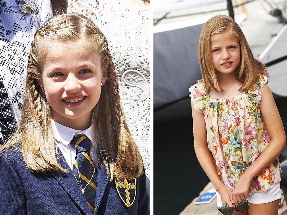 Ve xinh xan cua cong chua nho Tay Ban Nha hinh anh