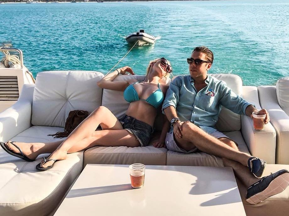 Justin cung ban gai o dao Koh Samui hinh anh