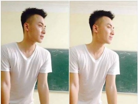 thay giao dien trai bi chup len anh 1