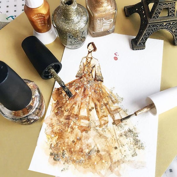 9X thiet ke vay bang son mong tay anh 5