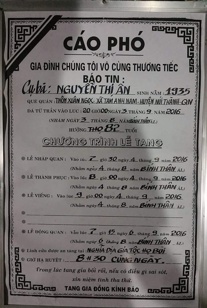 cụ bà mù cụt chân qua đời ảnh 1 cu ba mu cut chan qua doi anh 1